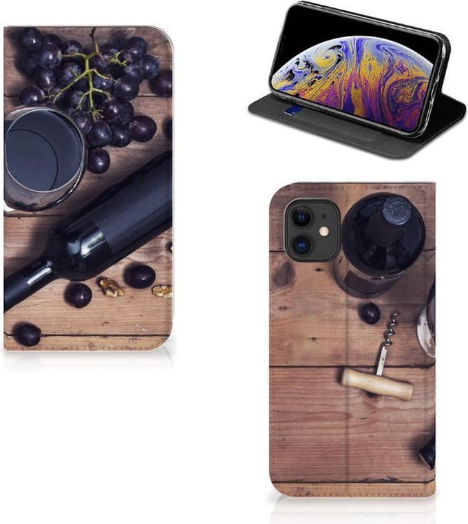 Apple iPhone 11 Flip Style Cover Wijn