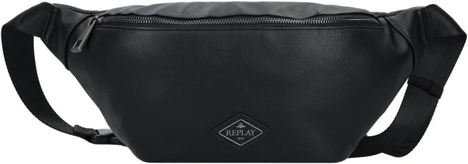 REPLAY gordeltas Waist Bag Black zwart