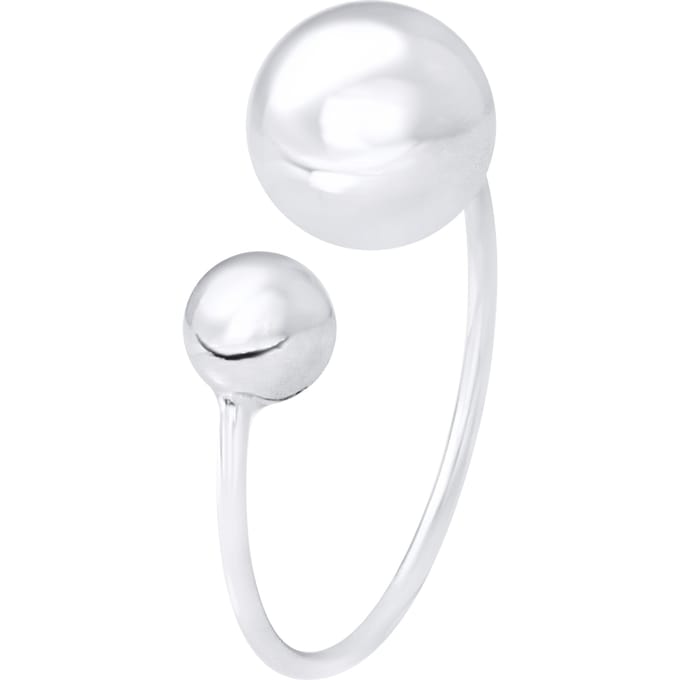 925 Zilver Verstelbare Sferen Ring - Equilibrium