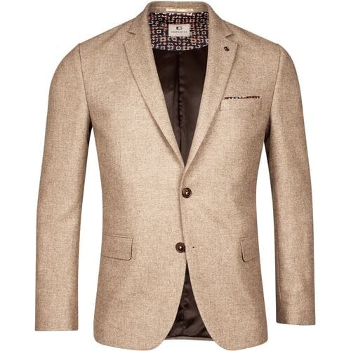 Giordano Colbert Robert Wool Mix Faux Uni Subtle Mélange  Zand / male