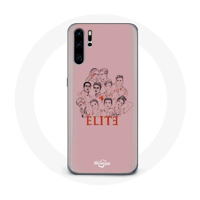 Coque pour Huawei P30 Elite - Saison 5 - Affiche personnages - Rose - Plastique - Mixte