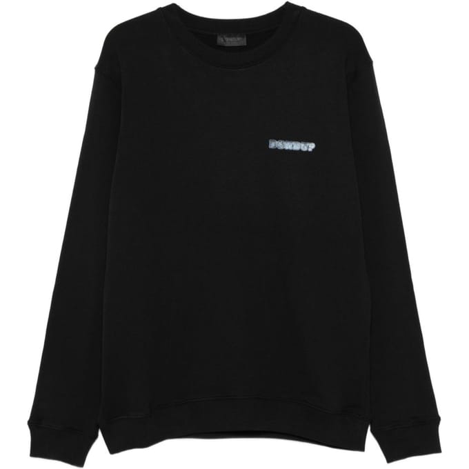 Dondup zwart sweatshirt man crew hals