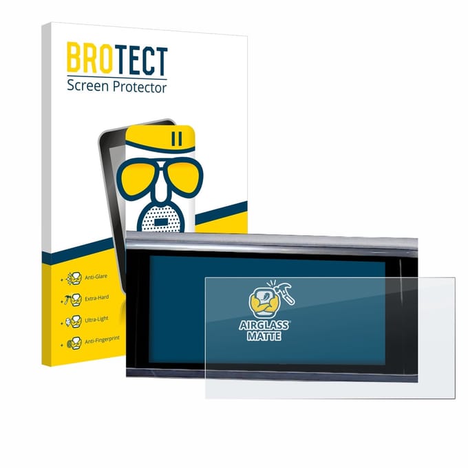 BROTECT - Screenprotector voor Audi A6 2018 MMI Navigation Plus 10.1" 2018 - Folie Beschermfolie Beschermglas matte