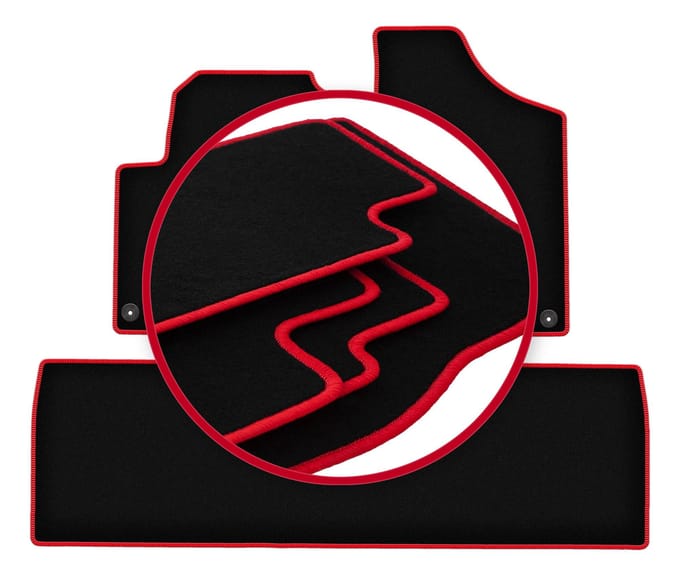 CARLUX-RED automatten voor: Ford Galaxy MK1 minivan (1995-2006)