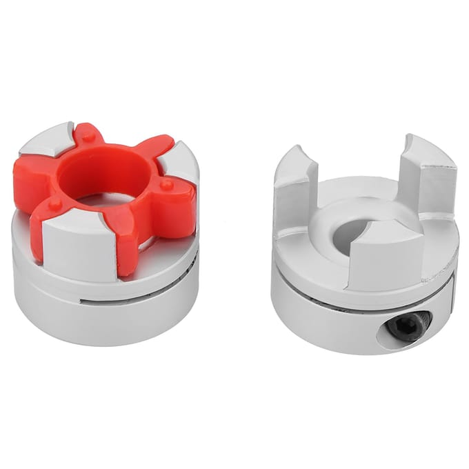 1 stuks D40 L50 Flexibele Klauwkoppeling CNC As Spider Stepper Motor Koppeling 14*14mm white