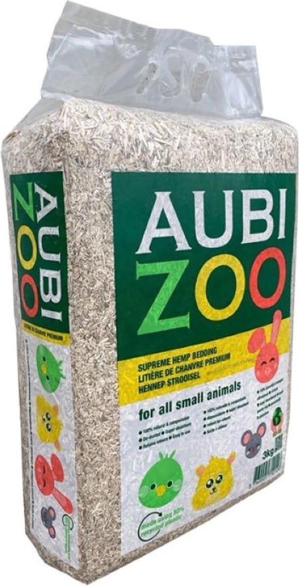 Aubizoo - Hennep strooisel - 3 KG (Voorheen Cocoon)