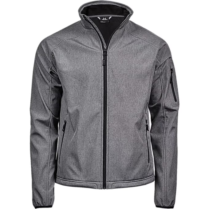 Tee Jays - MenÂ´s Lightweight Performance Softshell Jacket - Grey Melange maat M