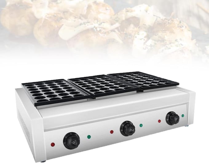 Poffertjesapparaat Mini - Pancake Maker - Professioneel Bakken - Hoge Capaciteit - 84 Stuks - Zilver