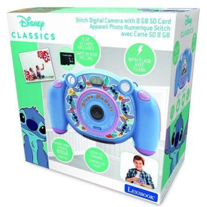 Lexibook Stitch digitale camera met 8GB SD kaart Interactief speelgoed