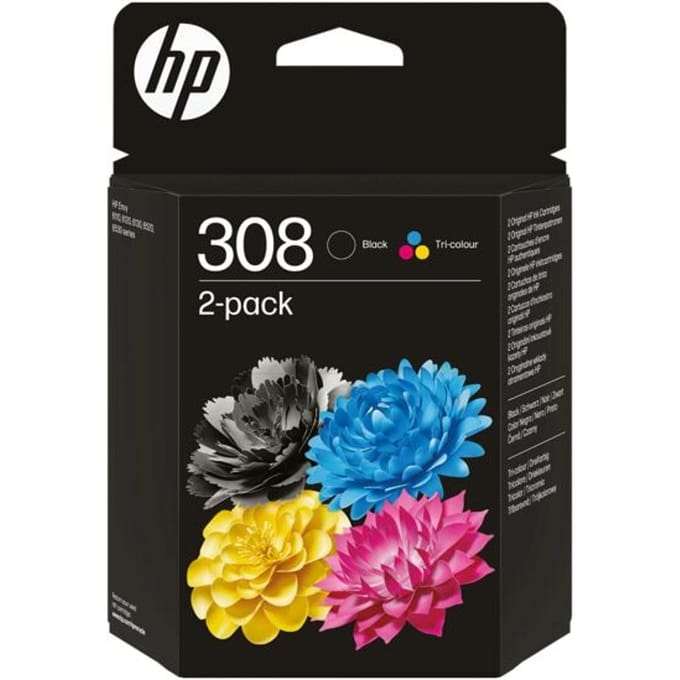 HP 308 - Inktcartridge - Origineel - Standaard capaciteit - Zwart & Kleur