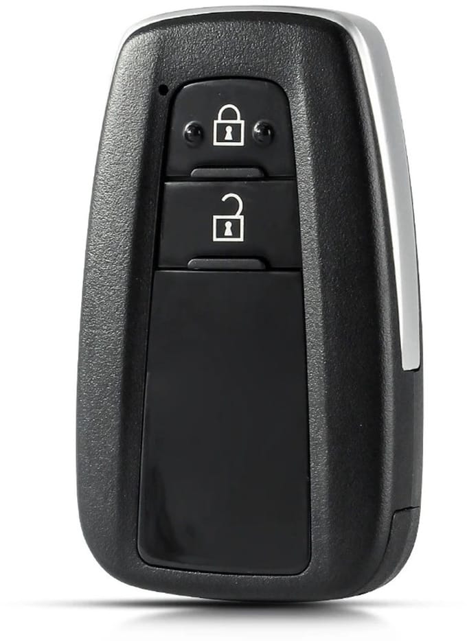 XEOD Smartkey Behuizing 2 Knoppen | Geschikt voor Toyota 2016-2021
