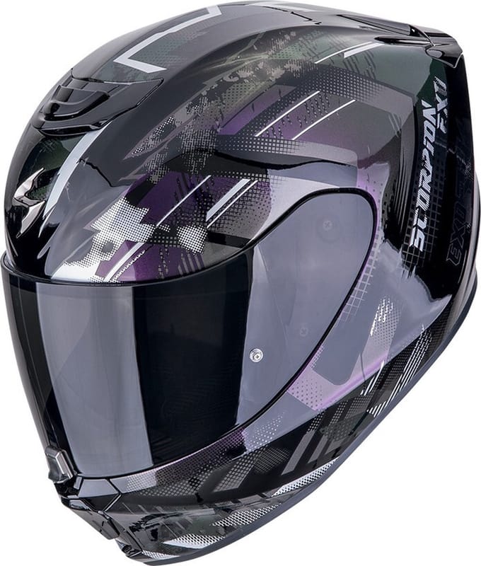 Scorpion Exo-391 Clutter black-chameleon - Integraalhelm - Maat XL - Motorhelm - ECE 22-06 gekeurd