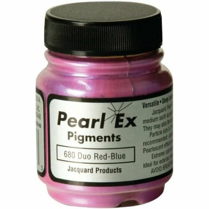 Jacquard Pearl Ex pigment speelgoed 14 gr duo rood blauw creatief.