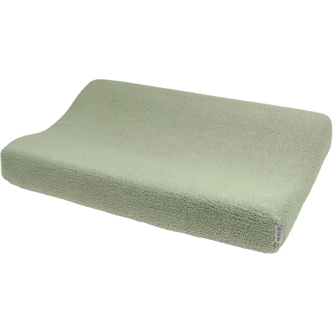 Meyco Baby Teddy aankleedkussenhoes - olive green - 50x70cm