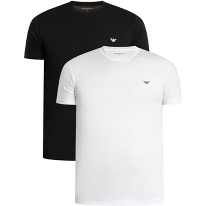 Pyjama's / nachthemden Emporio Armani 2-pack Lounge Crew aansluitende T-shirts