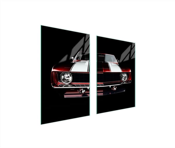 TMK ArtDeko - Serie - Beschermplaat - 65x52 cm - Glas