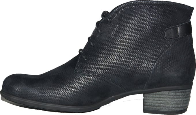 Durea 9603 Wijdte E Kleur: Zwart / Nubuck Maat 8,5 (42,5)