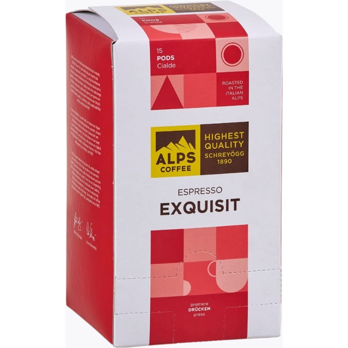 Alps Coffee Espresso Exquisit 15 pods