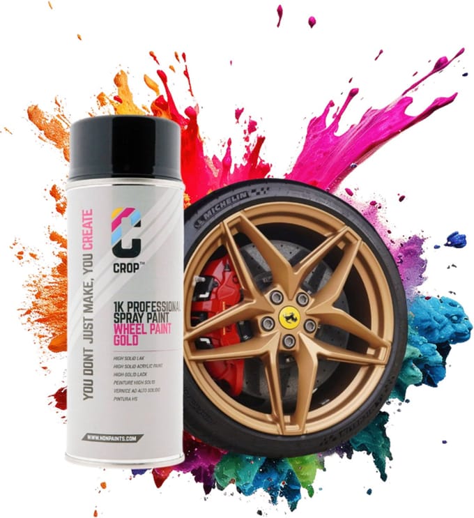 CROP Velgen Lak Goud spuitbus 400ml