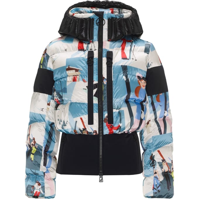 Toni Sailer Womens Bernadette Print Ski Jacket