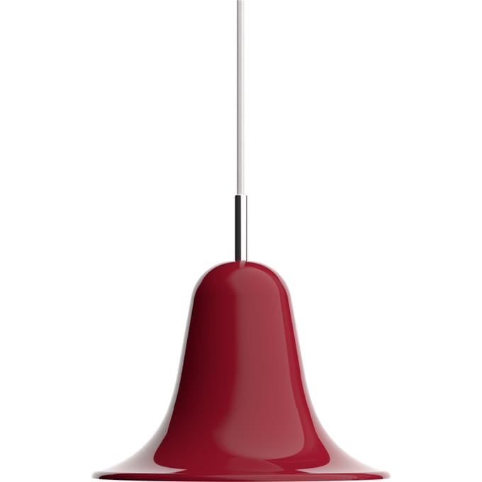 Verpan hanglamp Pantop, kersenrood, Ø 23 cm, metaal, E14