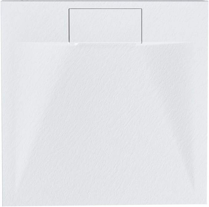 BELIANI AZZURRO - Douchebak - Wit - 80 x 80 x 3 cm - SMC (kunststof)