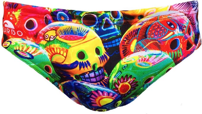 Turbo Multi Skull 2019 Zwemslip Veelkleurig XL Man