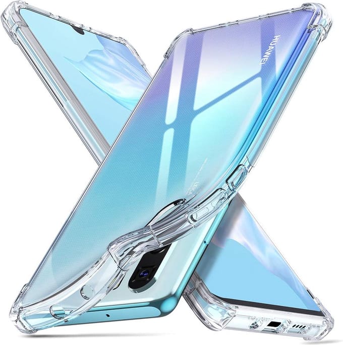 Hoesje voor Huawei P30 Pro backcover Shockproof siliconen Transparant