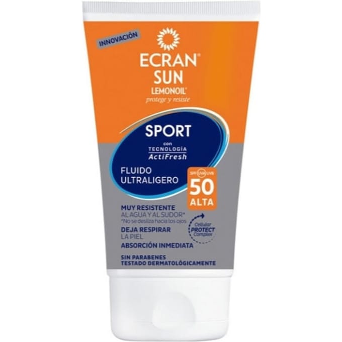 Ecran solaire - LEMONOIL - SPORT - SPF50 - 40 ml - Waterproof - Fluide