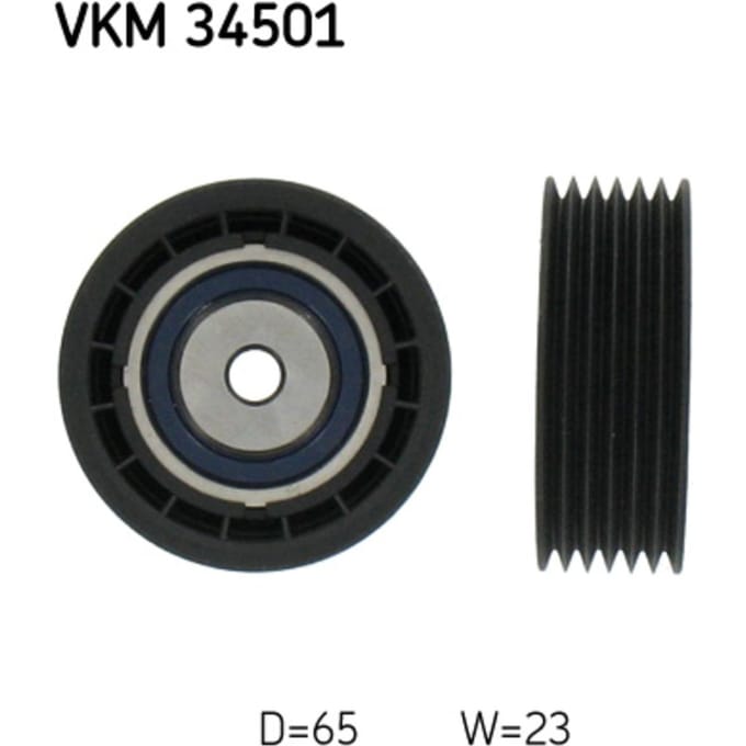 Rondsel/geleiderpoelie, V-riem SKF VKM 34501