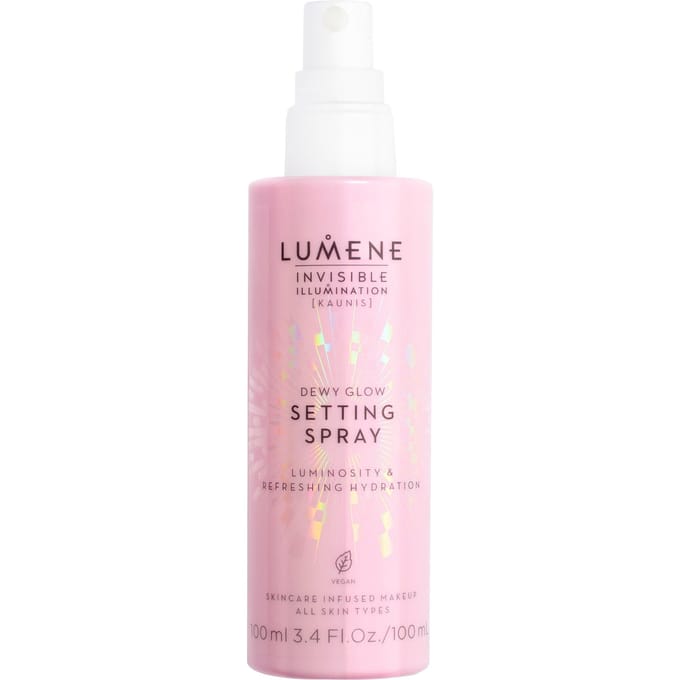 Lumene Setting Invisible Illumination Dewy Glow Spray Fixing sprays & powders Dames 100 ml