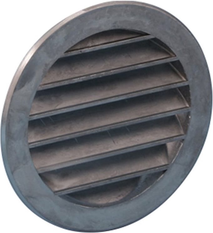 Nedco Aluminium schoepenrooster 150mm