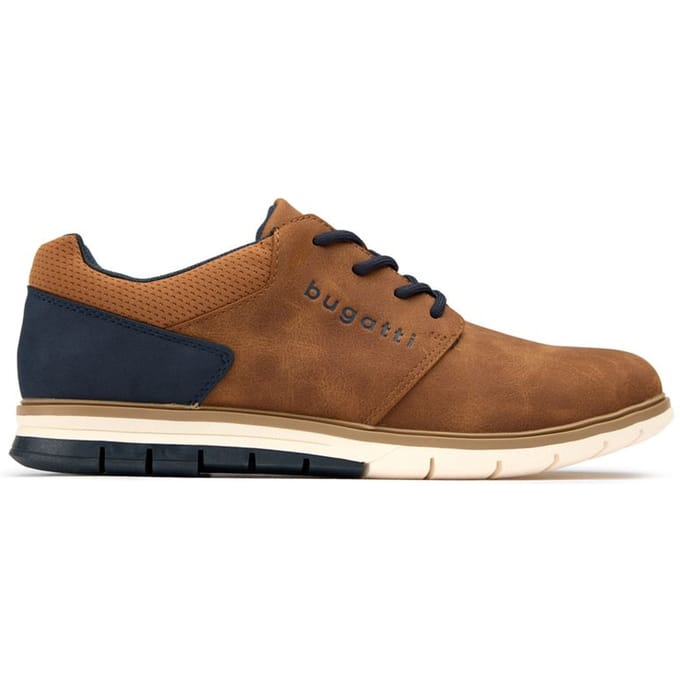 Bugatti heren sneakers cognac - Maat 42 - Uitneembare zool