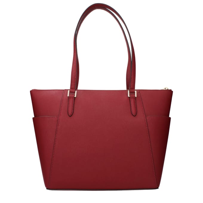 Michael Kors Rode Leren Schoudertas