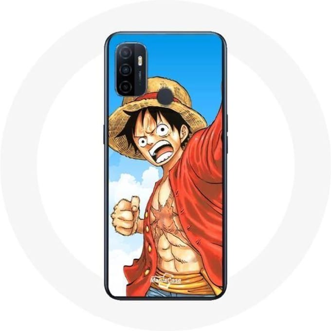 Oppo A53 Case Manga Een stuk Luffy Anime