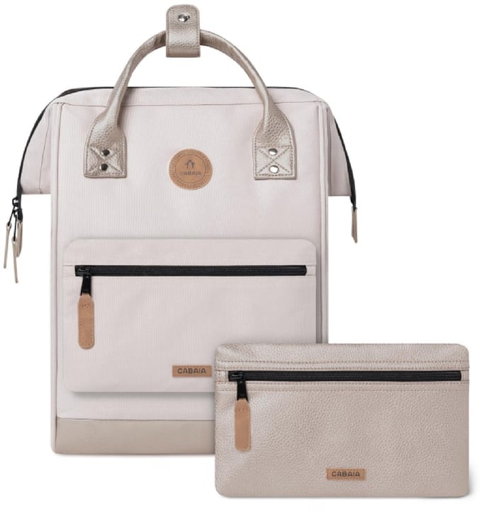 CABAIA - Rugzak Adventurer Medium 18L Alger, Computercompartiment 13", Levenslange garantie, Brede opening - Cream