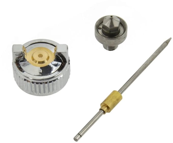 GEKO Vervangingsset spuitpistool - 0,8 mm nozzle en naald - precisieonderdelen