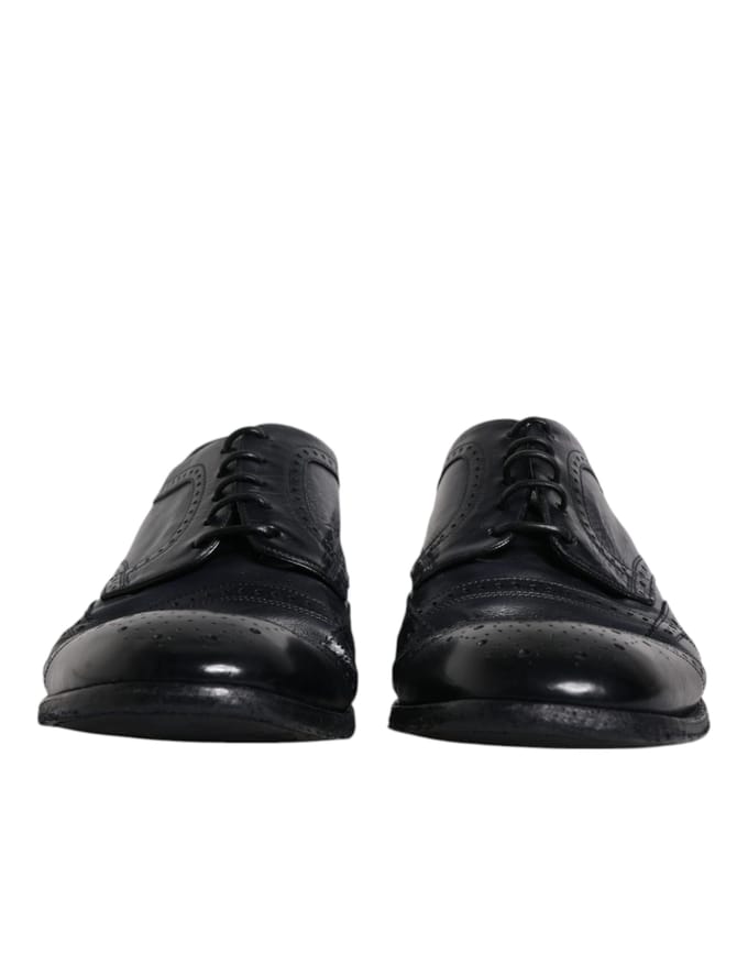 Leren Brogue Oxford Wingtip