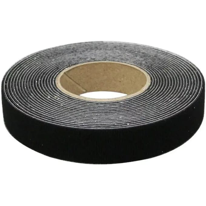 HPX Klittenband (lus) ZWART 20mm - 5 meter
