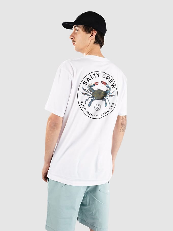 Salty Crew Blue Crabber Premium T-Shirt wit