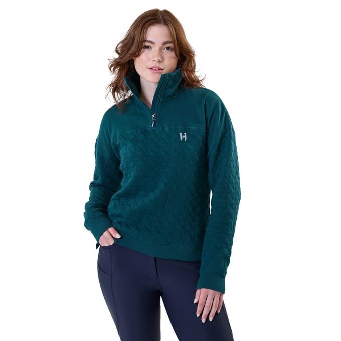 Dames sweatshirt met 1/4 rits Horseware Liberty