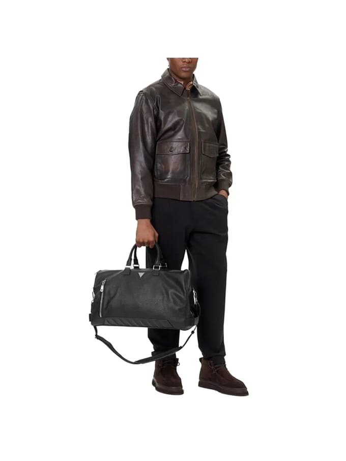 GUESS reistas Torino Duffle Bag Black zwart