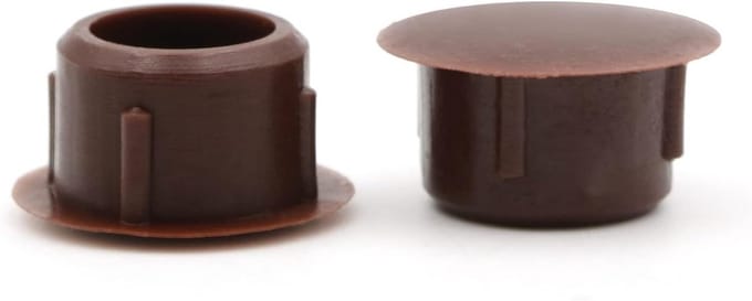 20 Stuks Afdekdoppen voor Boorgaten 10 mm - Druksluiting