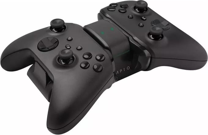 Raptor Gaming - Dubbele Oplader CSX200 Zwart voor Xbox Series X|S en Xbox One Controllers