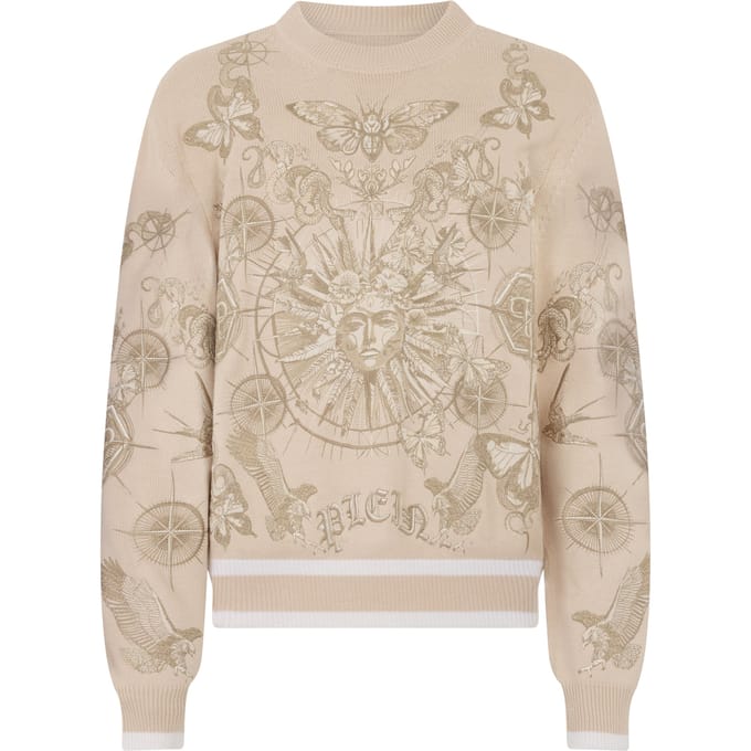 Round Neck Pullover Tattoo