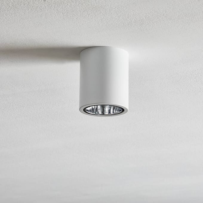 Luminex Plafondspot Downlight round in wit, Ø 11 cm