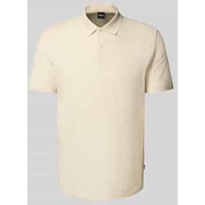 Regular fit poloshirt van katoenmix