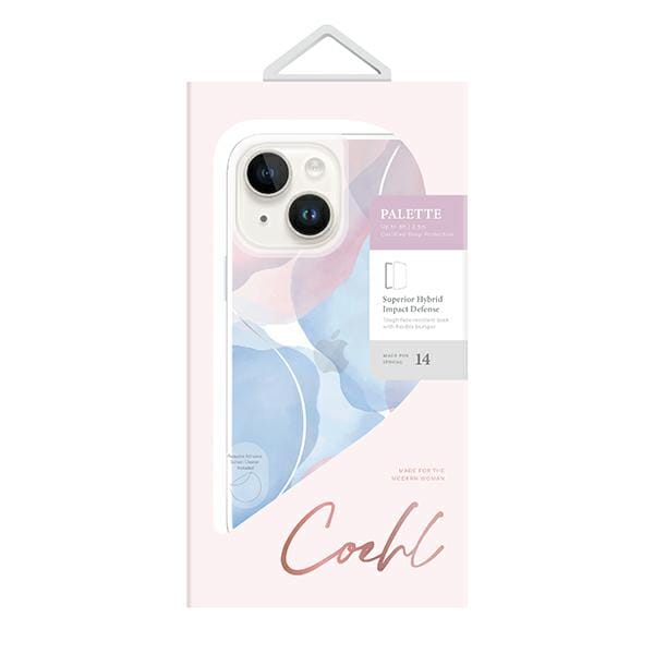 UNIQ Coehl Palette Back Cover voor Apple iPhone 15 Plus/14 Plus - Blauw