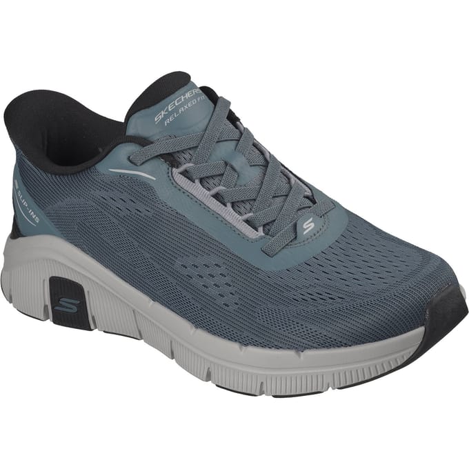 Skechers Relaxed Fit Flex Zayder Textiele Heren Slate Mesh/Synthetische Sneakers
