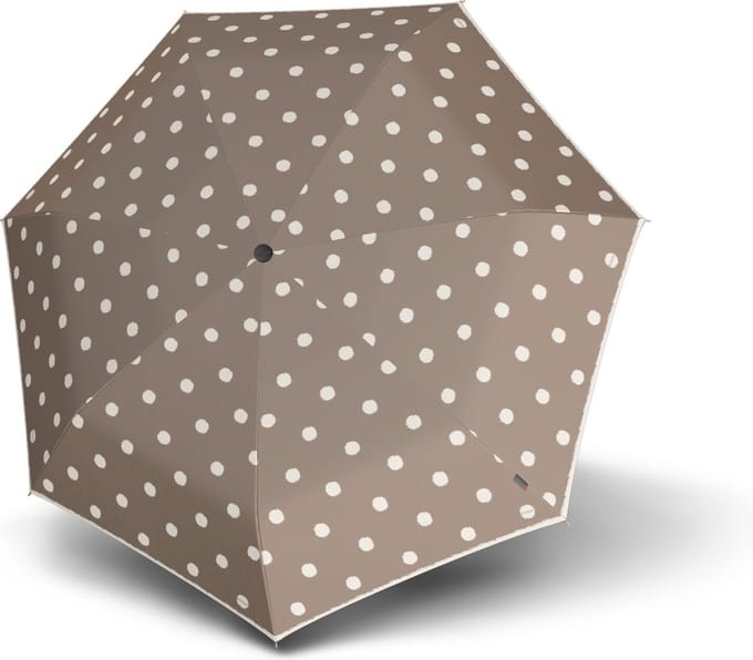 Knirps T.020 Small Manual paraplu - Dot art taupe